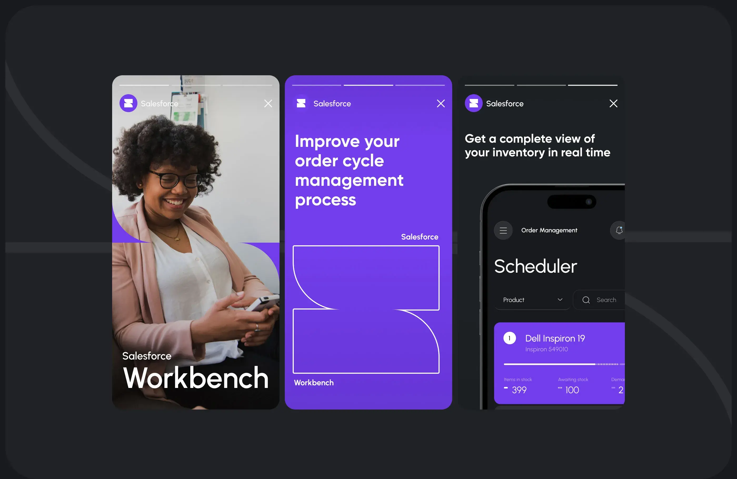 Screenshot of a mobile app interface related to Salesforce CRM, focusing on UX/UI design for AI scheduling. Screenshot of a mobile app interface related to Salesforce CRM, focusing on UX/UI design for AI scheduling.