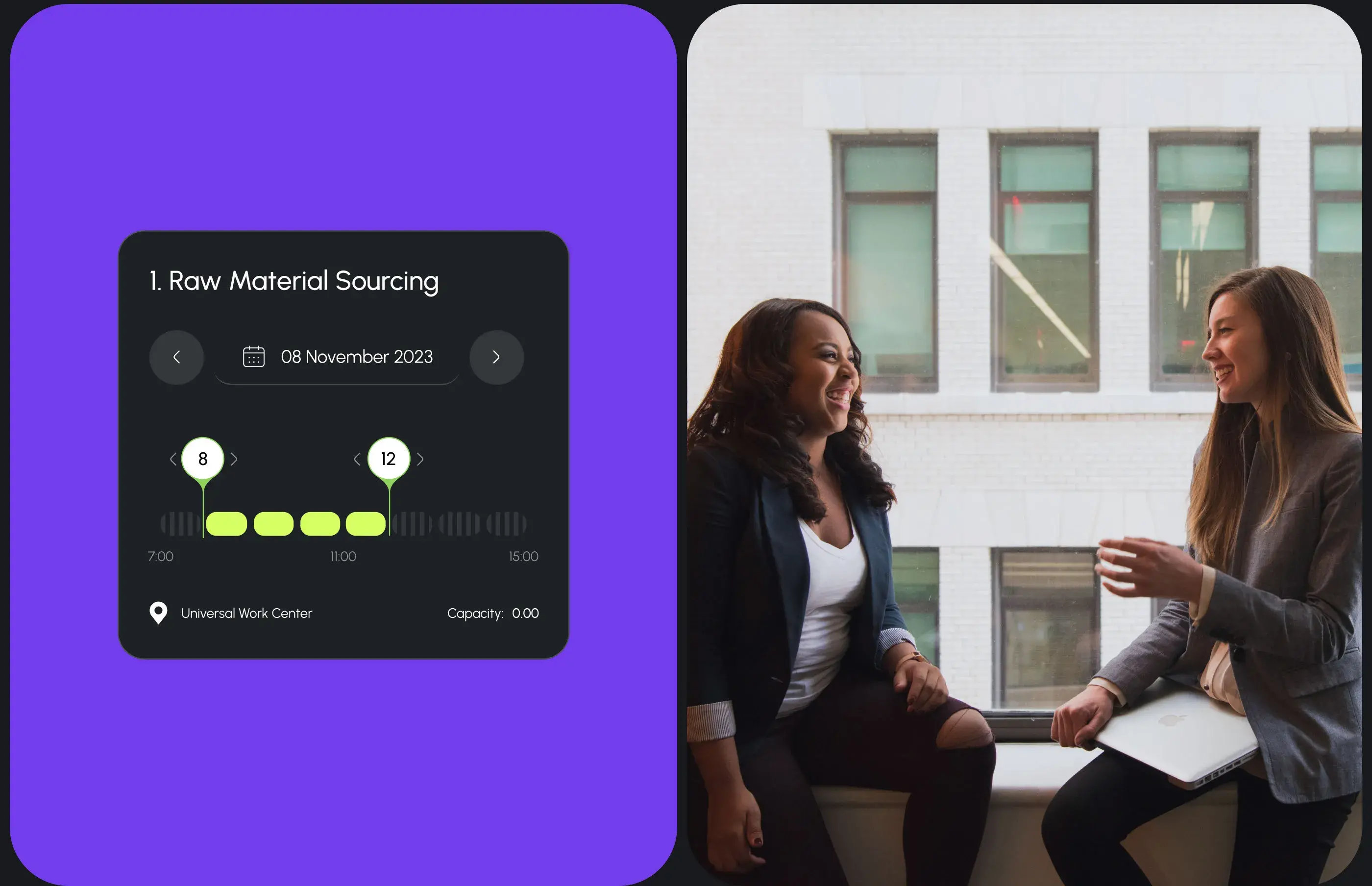 Users interacting with the UI of an AI CRM scheduler web application displaying tasks. Users interacting with the UI of an AI CRM scheduler web application displaying tasks.