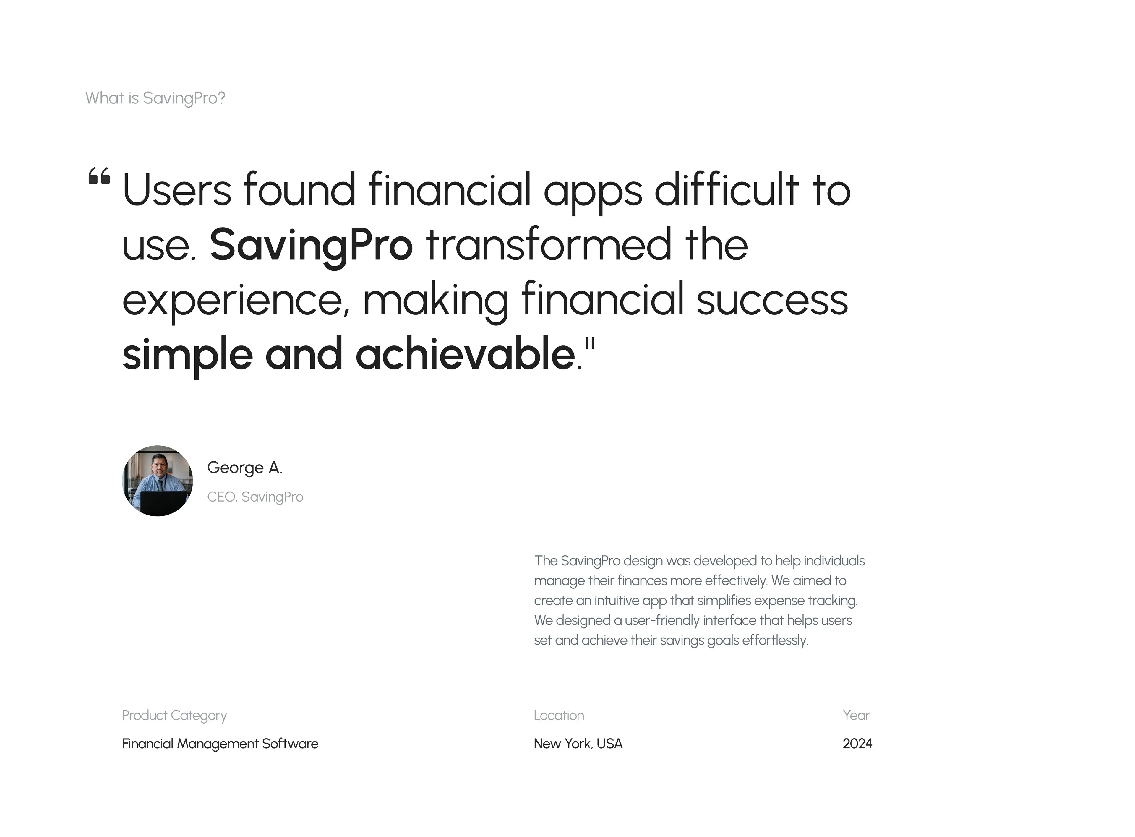 SavingPro App - Finance & UI UX Design - 1