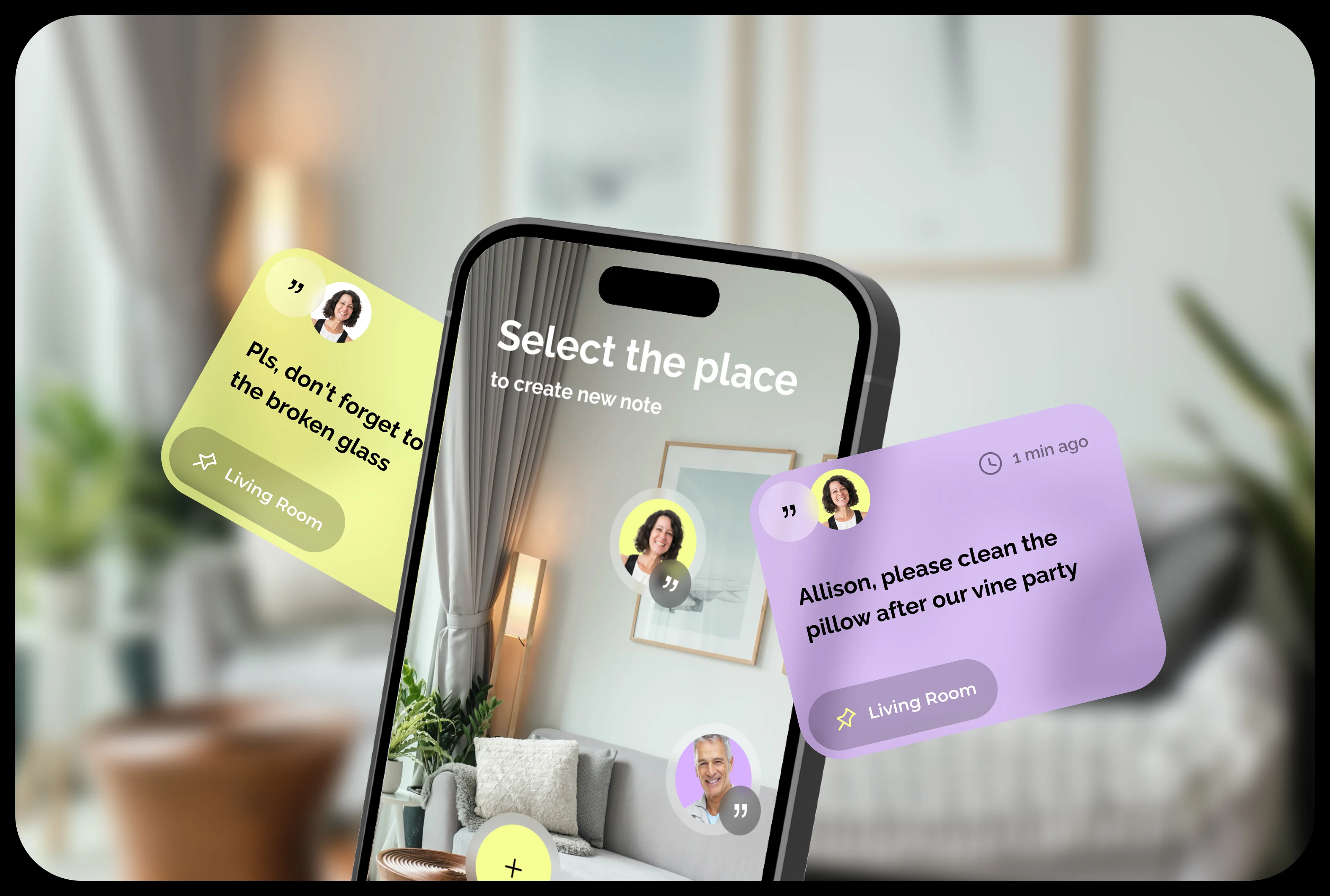 Screenshot of a smartphone displaying a smarthome app interface. Screenshot of a smartphone displaying a smarthome app interface.