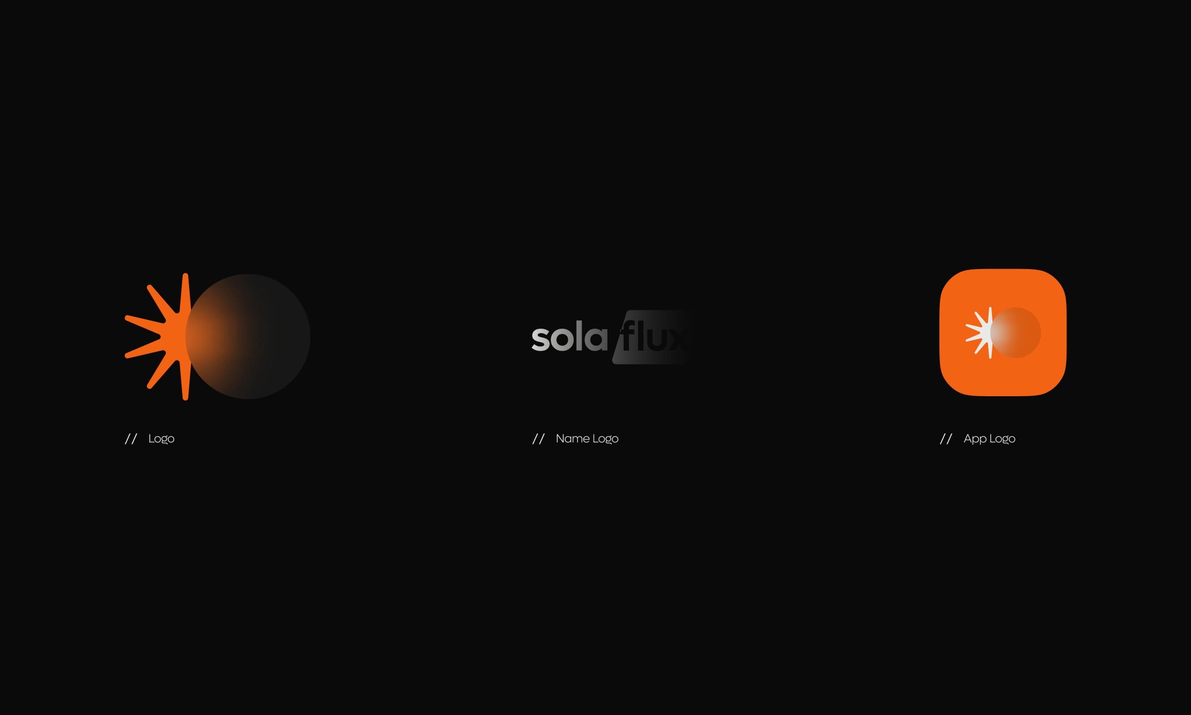 Screenshot of Solaflux solar energy app UI displaying branding and data graphics. Screenshot of Solaflux solar energy app UI displaying branding and data graphics.