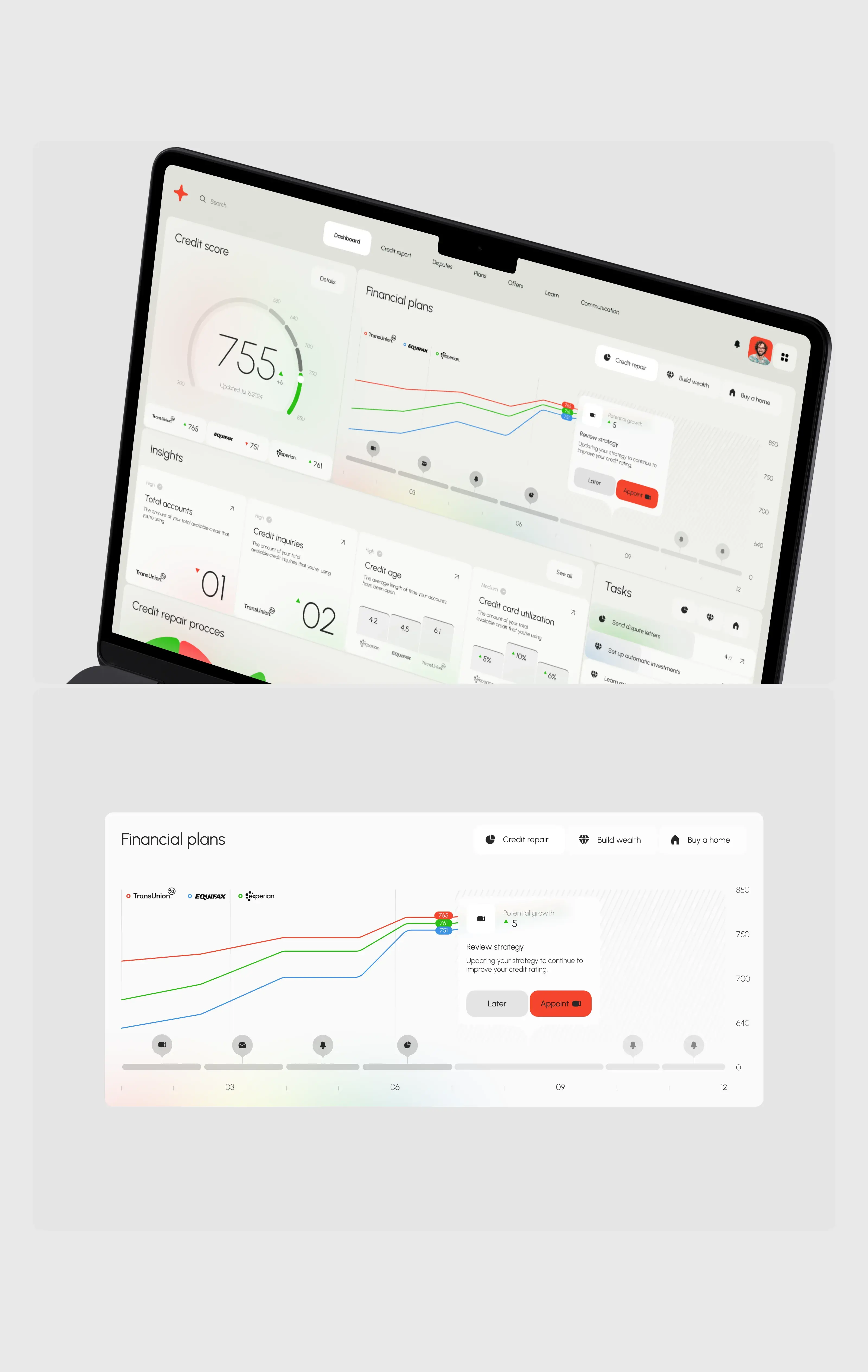 Spendex - Credit SaaS & UI UX Design - 2