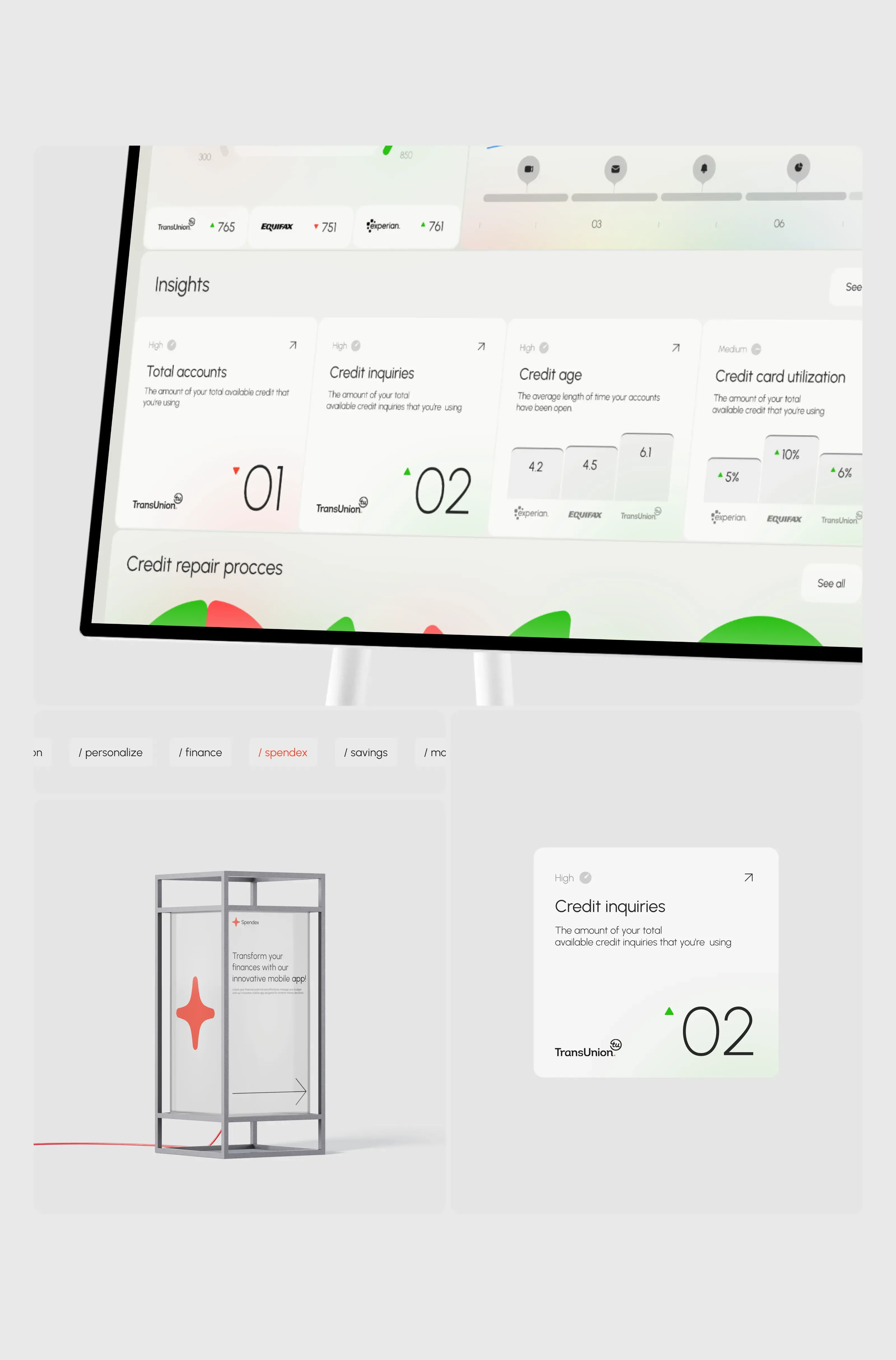 Spendex - Credit SaaS & UI UX Design - 2