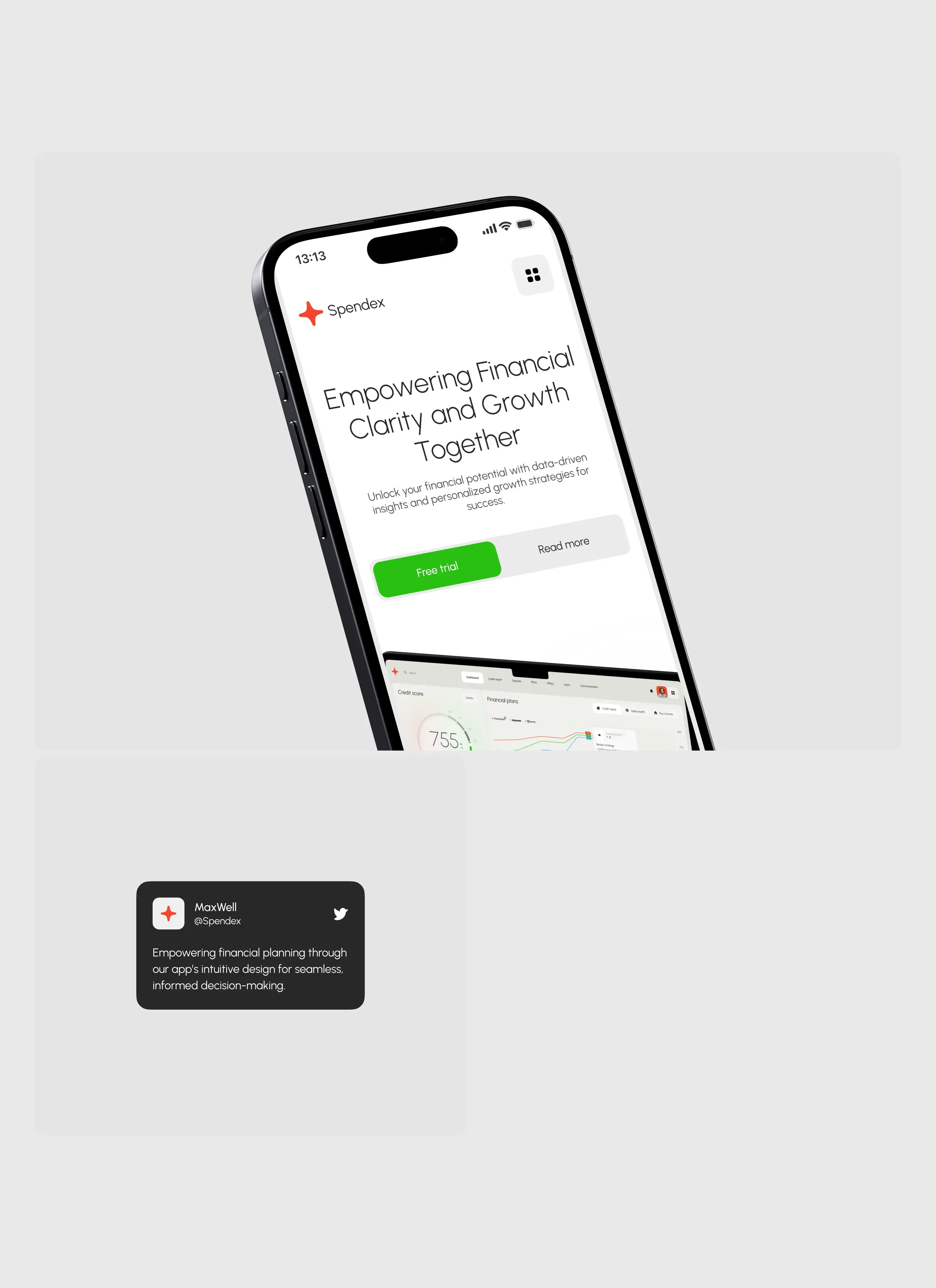 Spendex - Credit SaaS & UI UX Design - 2