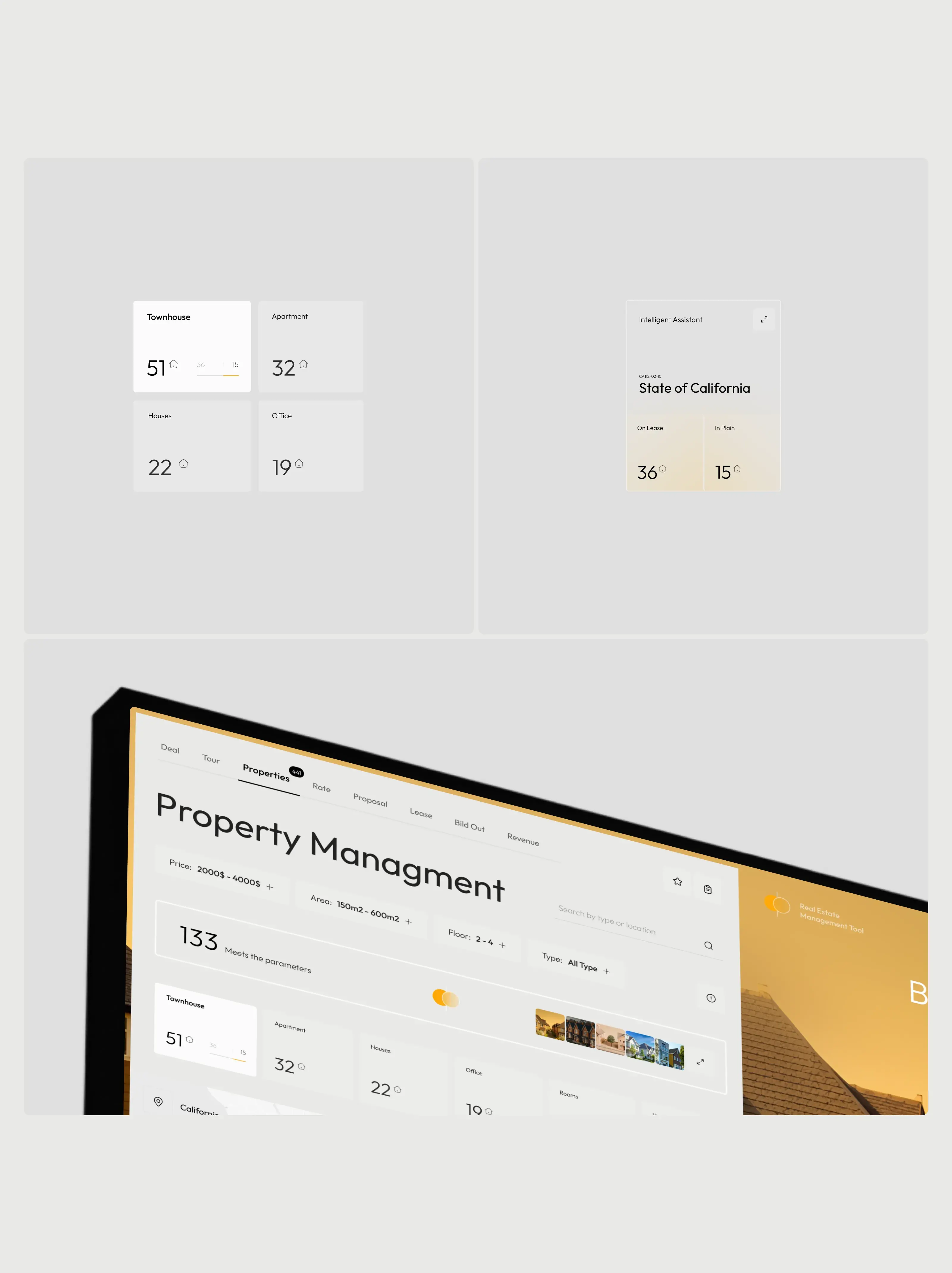 Screenshot of a complex UI diagram for property management. Screenshot of a complex UI diagram for property management.