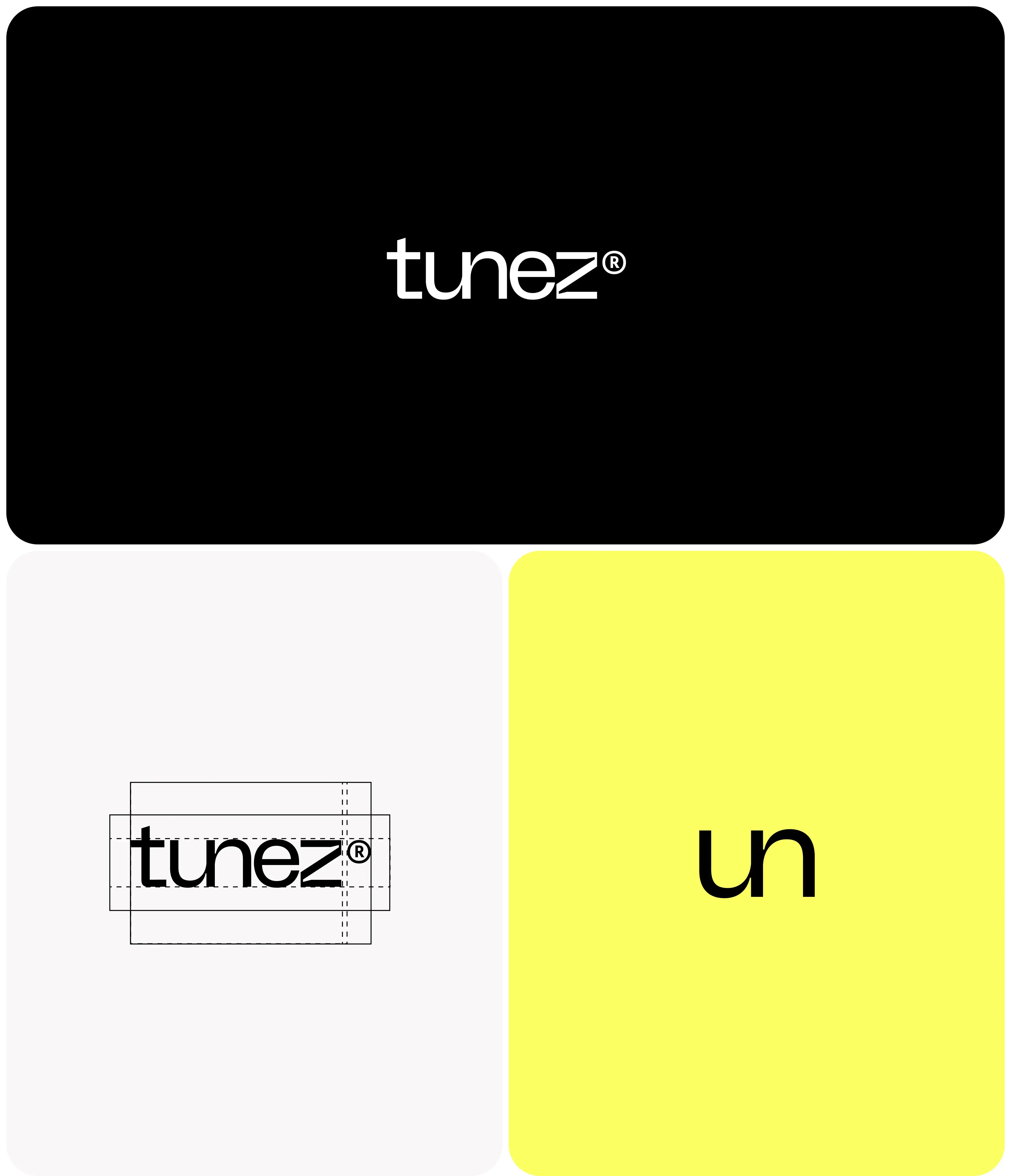 Screenshot of the tunezⓇ mobile app interface, showcasing branding and design for music making. Screenshot of the tunezⓇ mobile app interface, showcasing branding and design for music making.