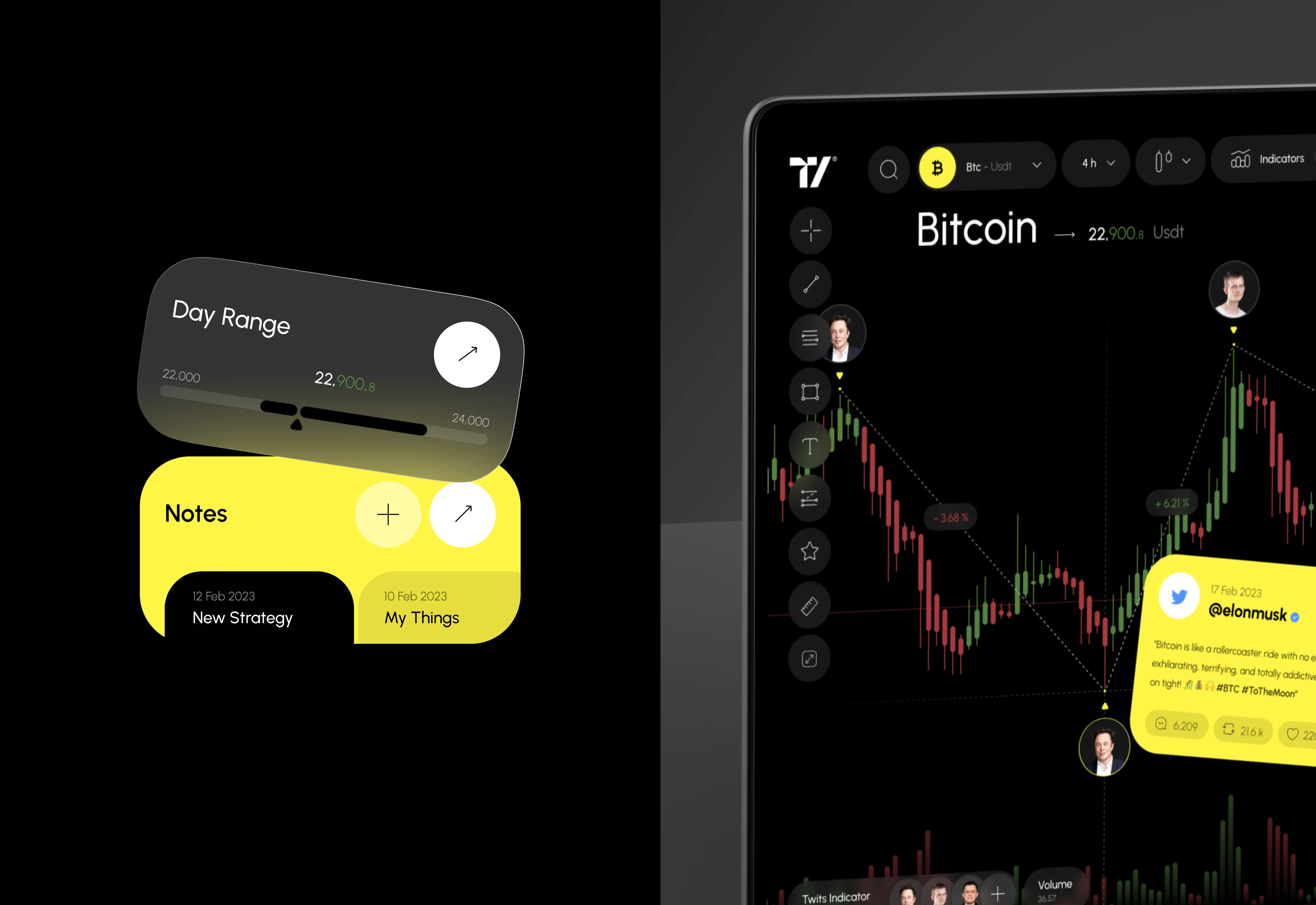 Smartphone displaying a trading platform interface. Smartphone displaying a trading platform interface.
