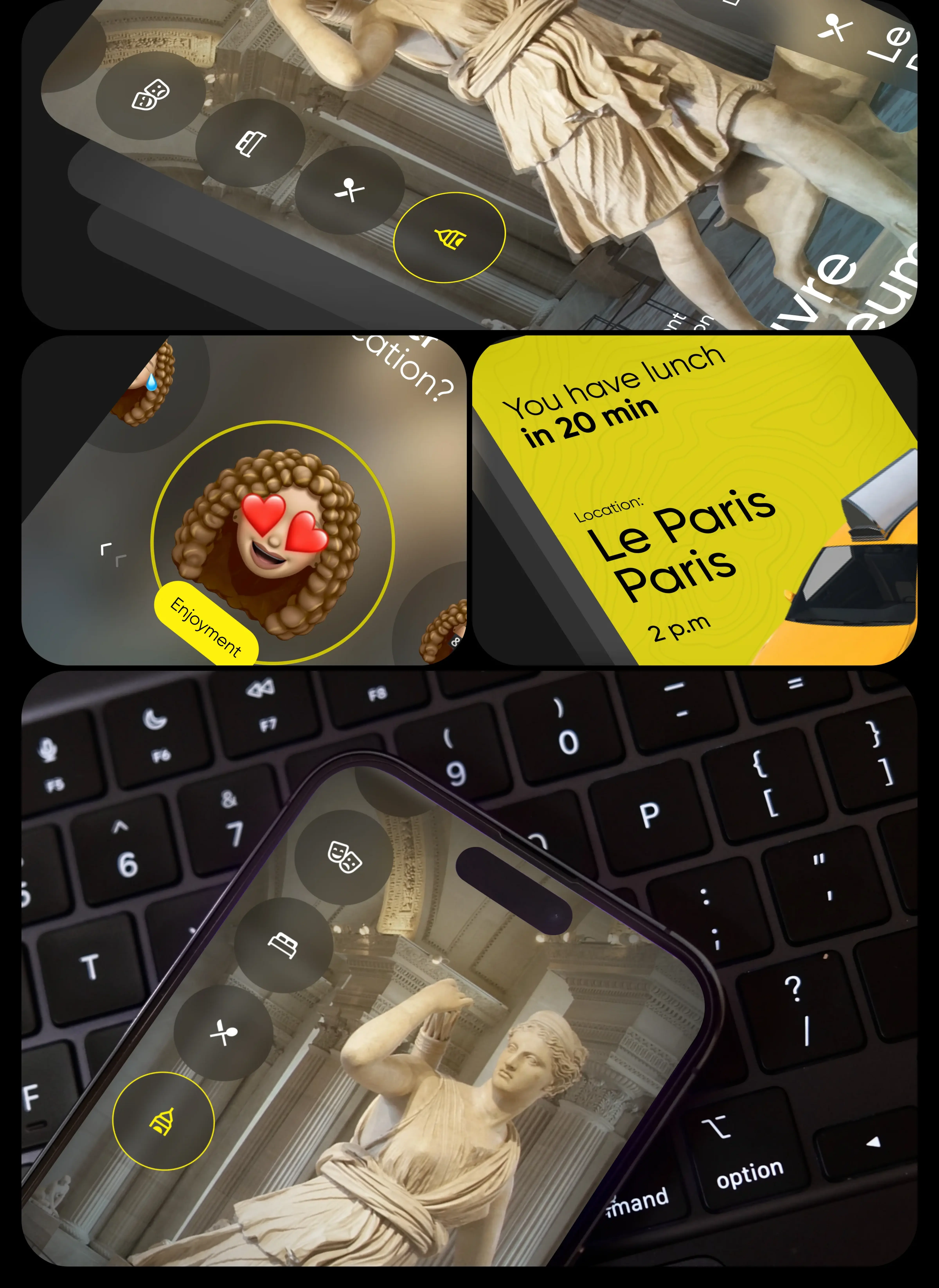 A user interacting with the travel service mobile application on a smartphone. A user interacting with the travel service mobile application on a smartphone.