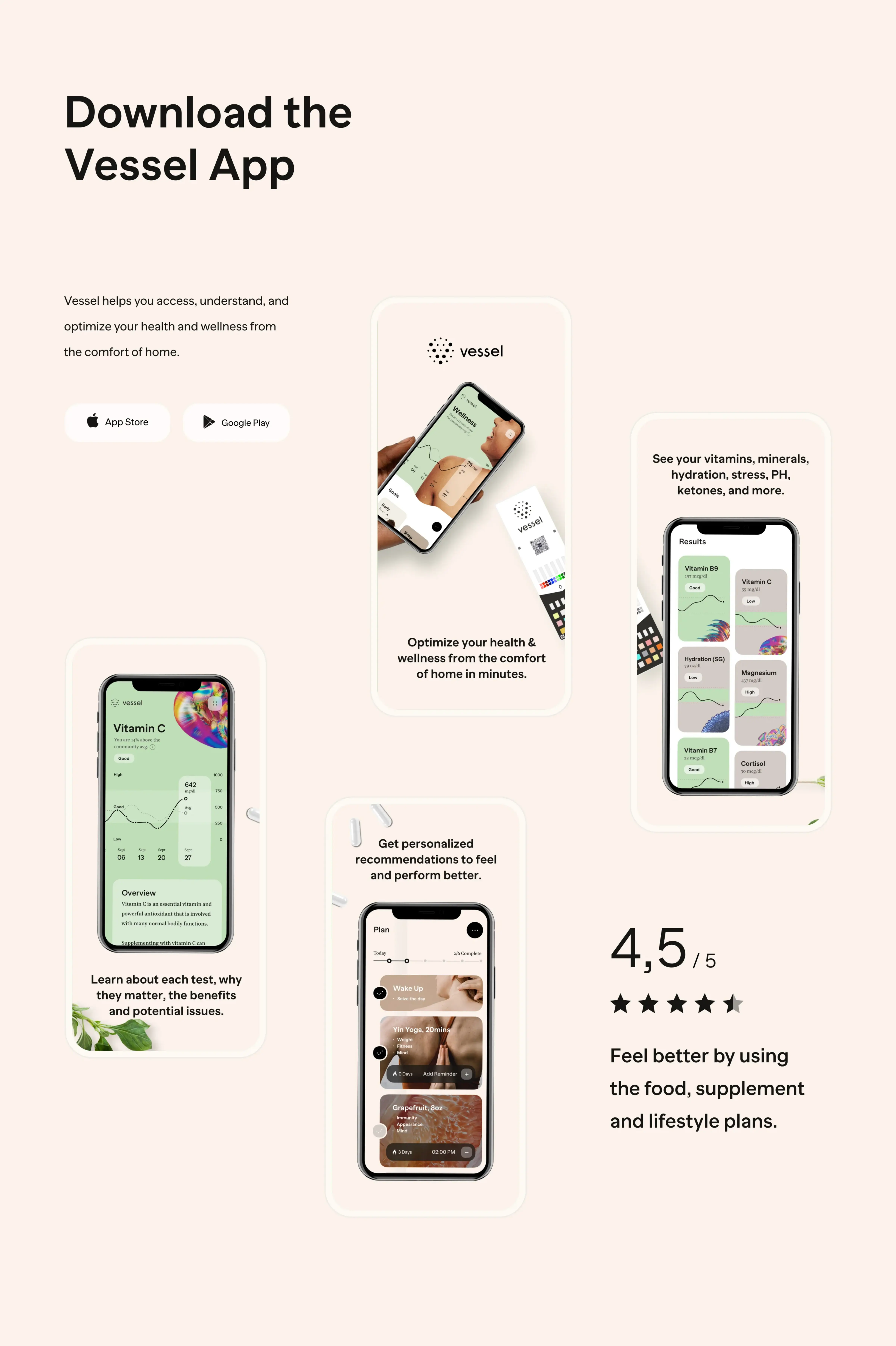 Vessel Wellness - Mobile App Design - App’s