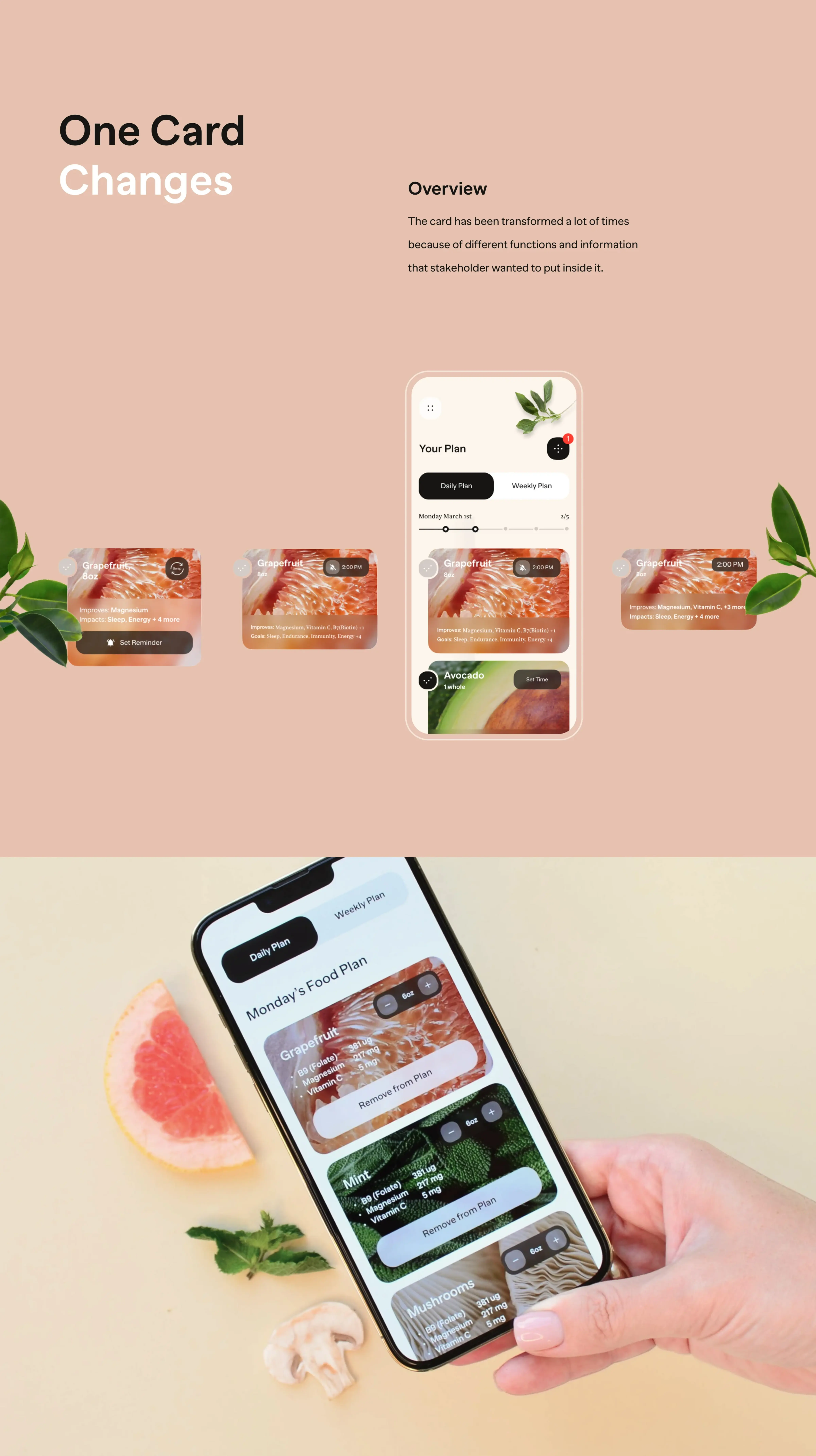 Screenshot of the Vessel wellness mobile app on a phone, displaying nutrition or superfood content. Screenshot of the Vessel wellness mobile app on a phone, displaying nutrition or superfood content.