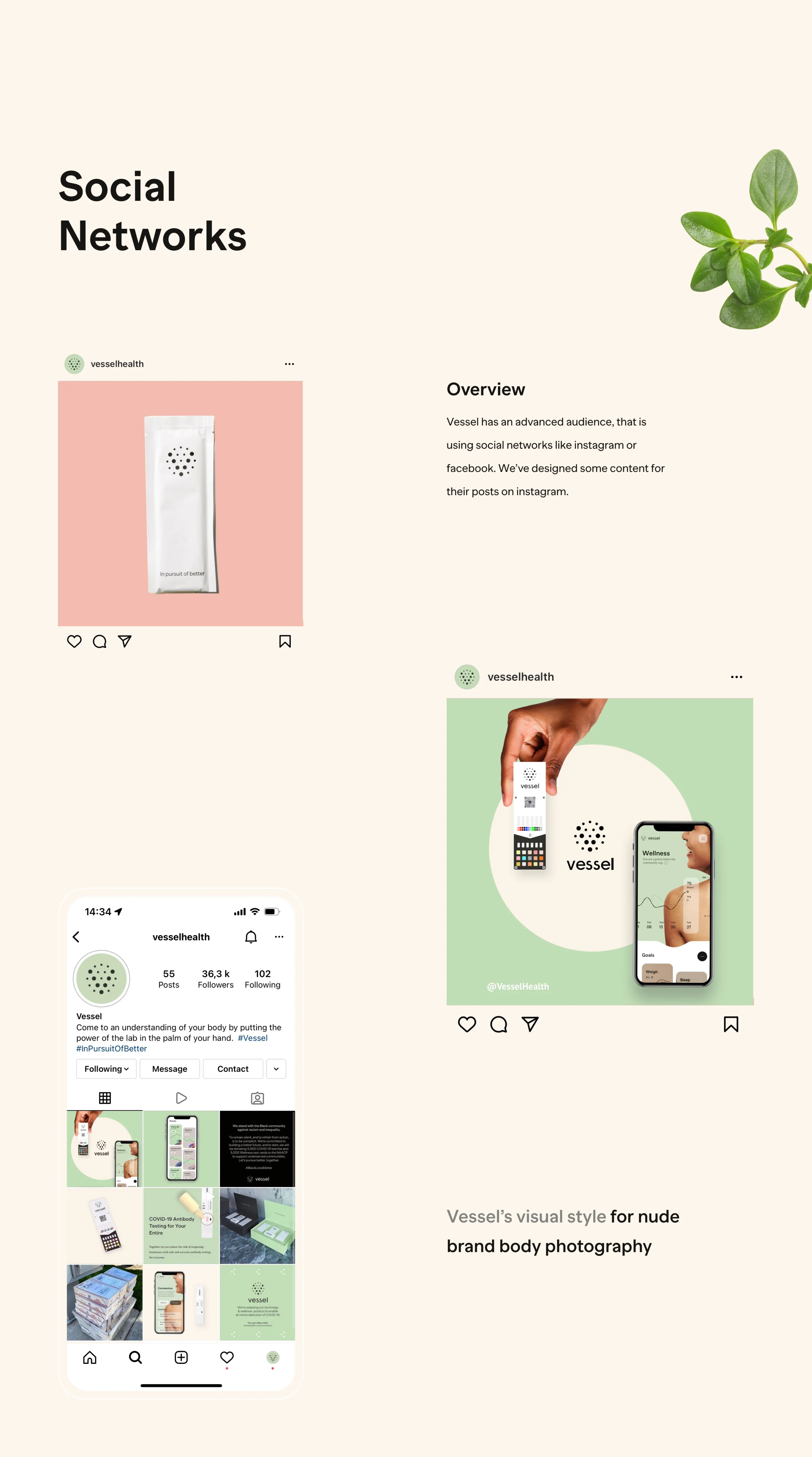 Screenshot of the Vessel wellness mobile app design interface, featuring a meter or data visualization. Screenshot of the Vessel wellness mobile app design interface, featuring a meter or data visualization.