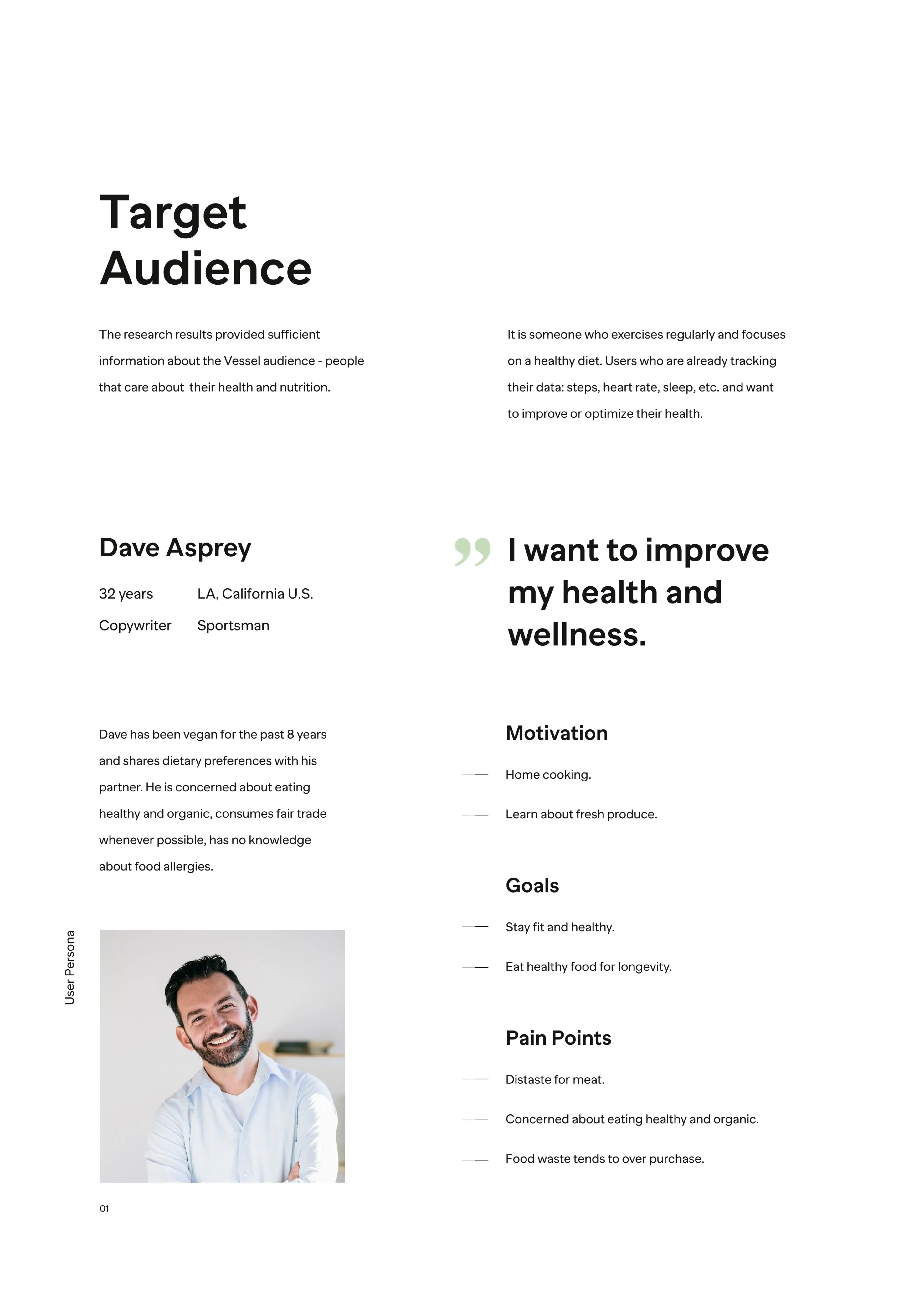 Screenshot showing the user interface design of the Vessel wellness mobile app. Screenshot showing the user interface design of the Vessel wellness mobile app.