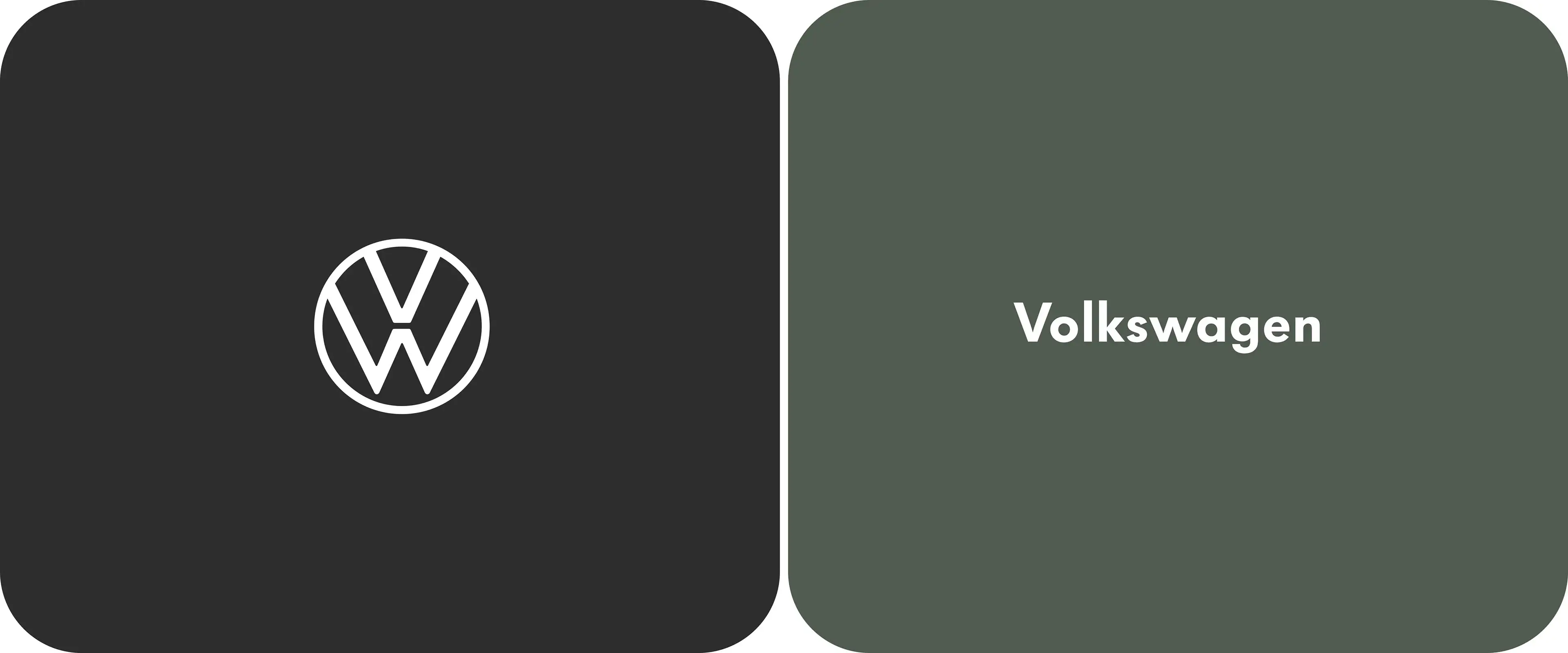 Volkswagen logo, a key branding element for the configurator app. Volkswagen logo, a key branding element for the configurator app.