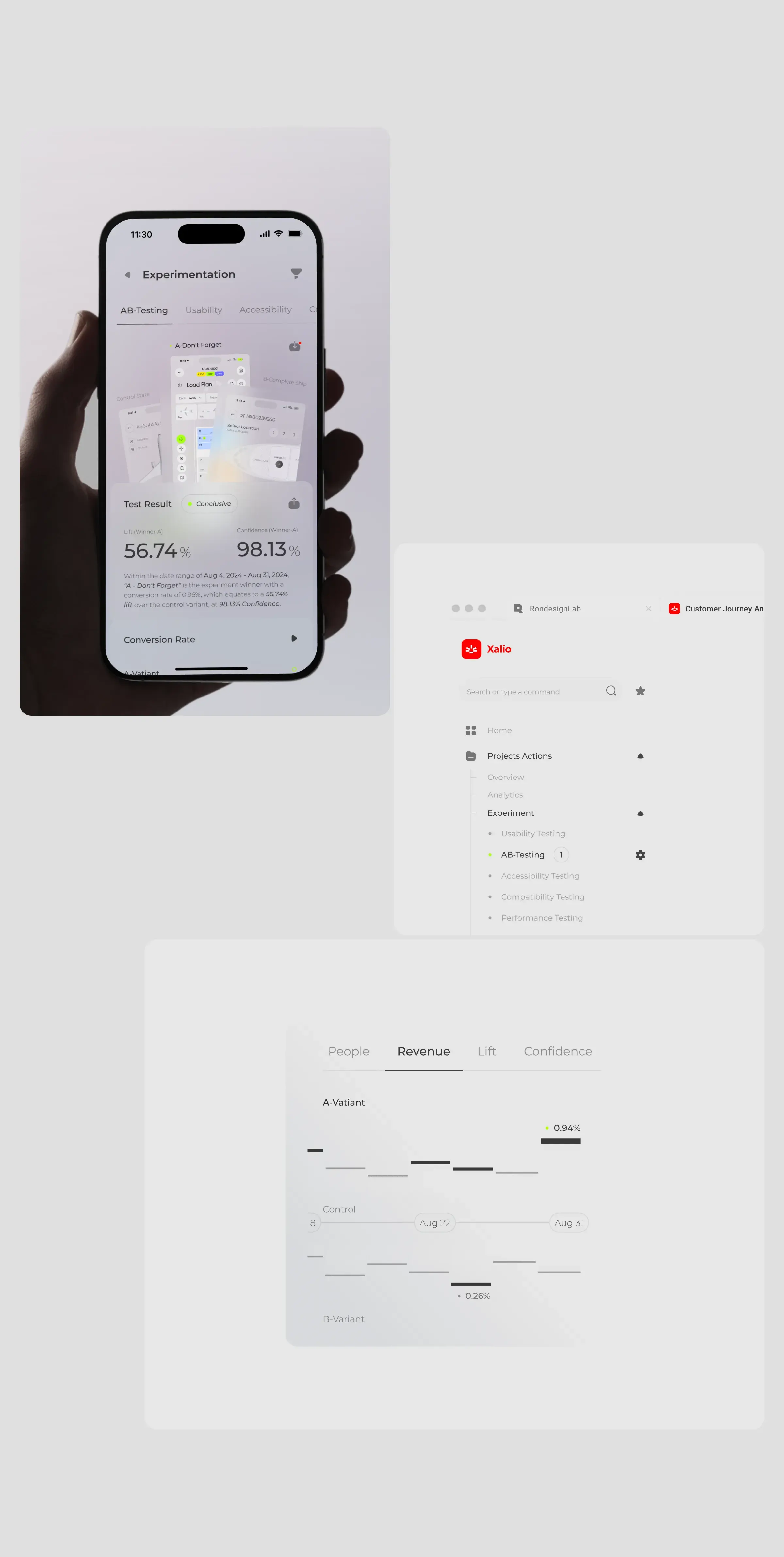 Xalio - SaaS A/B Testing Platform & UX UI Design - 2