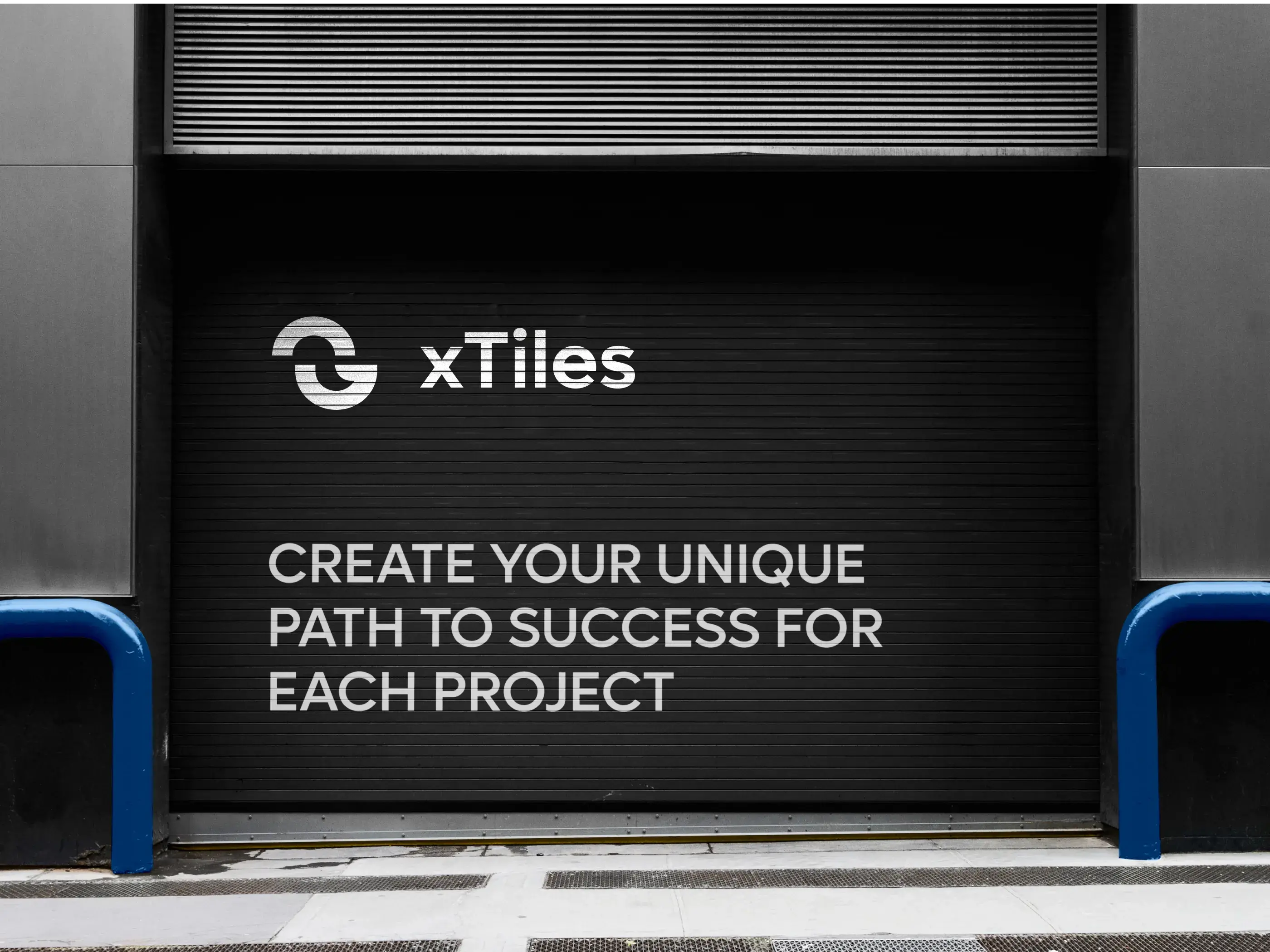 xTiles branded illustration with the text 'CREATE YOUR UNIQUE PATH TO SUCCESS FOR EACH PROJECT'. xTiles branded illustration with the text 'CREATE YOUR UNIQUE PATH TO SUCCESS FOR EACH PROJECT'.