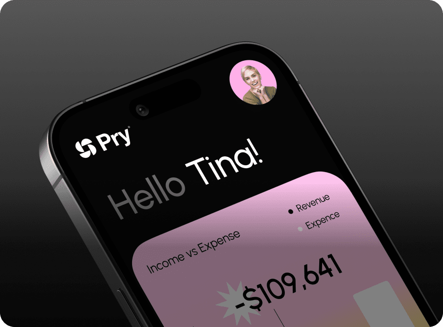 Pry Finance CRM - Mobile App & UX UI Design